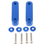 Max Maxb Universal Fit Practical Aluminum Alloy Hood Spacer Risers Set Kit Blue