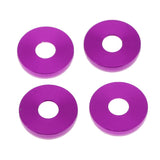 Max Maxb Universal Fit Practical Aluminum Alloy Hood Spacer Risers Set Kit Purple