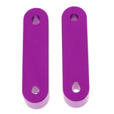 Max Maxb Universal Fit Practical Aluminum Alloy Hood Spacer Risers Set Kit Purple