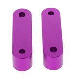 Max Maxb Universal Fit Practical Aluminum Alloy Hood Spacer Risers Set Kit Purple