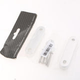 Max Maxb Universal Fit Practical Aluminum Alloy Hood Spacer Risers Set Kit Silver