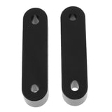 Max Maxb Universal Fit Practical Aluminum Alloy Hood Spacer Risers Set Kit Black