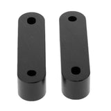 Max Maxb Universal Fit Practical Aluminum Alloy Hood Spacer Risers Set Kit Black