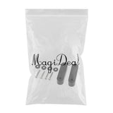 Max Maxb Universal Fit Practical Aluminum Alloy Hood Spacer Risers Set Kit Black