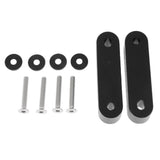 Max Maxb Universal Fit Practical Aluminum Alloy Hood Spacer Risers Set Kit Black