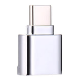 Max USB 3.1 Type-C to TF Card Reader OTG Adapter for Micro SD Card-Silver