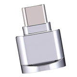 Max USB 3.1 Type-C to TF Card Reader OTG Adapter for Micro SD Card-Silver