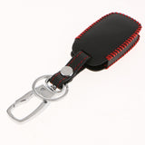 Maxbell Car Key Leather Remote Smart Key Cover Case Bag Protector for VW 75x40x15mm