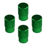 Max 4pcs Automatic Car Bicycle Wheel Tire Valve Stems Cap Dustproof Cover Green