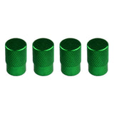 Max 4pcs Automatic Car Bicycle Wheel Tire Valve Stems Cap Dustproof Cover Green