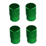Max 4pcs Automatic Car Bicycle Wheel Tire Valve Stems Cap Dustproof Cover Green