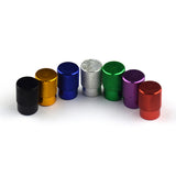 Max 4pcs Automatic Car Bicycle Wheel Tire Valve Stems Cap Dustproof Cover Purple