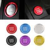 Max Engine Start Stop Ignition Button Cover Trim Sticker For Audi A4 A5 Red