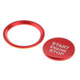 Max Engine Start Stop Ignition Button Cover Trim Sticker For Audi A4 A5 Red