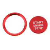Max Engine Start Stop Ignition Button Cover Trim Sticker For Audi A4 A5 Red