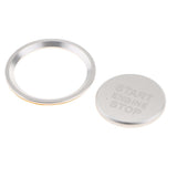 Max Engine Start Stop Ignition Button Cover Trim Sticker For Audi A4 A5 Silver