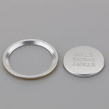 Max Engine Start Stop Ignition Button Cover Trim Sticker For Audi A4 A5 Silver