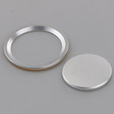Max Engine Start Stop Ignition Button Cover Trim Sticker For Audi A4 A5 Silver