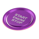 Max Engine Start Stop Ignition Button Cover Trim Sticker For Audi A4 A5 Purple