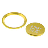 Max Engine Start Stop Ignition Button Cover Trim Sticker For Audi A4 A5 Golden