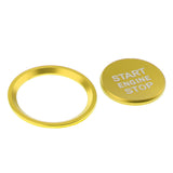 Max Engine Start Stop Ignition Button Cover Trim Sticker For Audi A4 A5 Golden