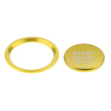 Max Engine Start Stop Ignition Button Cover Trim Sticker For Audi A4 A5 Golden