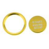 Max Engine Start Stop Ignition Button Cover Trim Sticker For Audi A4 A5 Golden