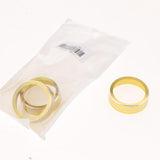 Max Car Air Conditioning Control Ring Knob Covers for Volkswagen Tiguan Golden