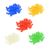 Max Maxb 100x Plastic Car Bike Motorcycle Truck wheel Tire Valve Stem Caps HOT Red