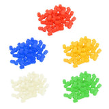 Max Maxb 100x Plastic Car Bike Motorcycle Truck wheel Tire Valve Stem Caps HOT Red