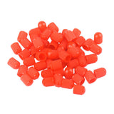 Max Maxb 100x Plastic Car Bike Motorcycle Truck wheel Tire Valve Stem Caps HOT Red