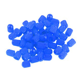 Max Maxb 100x Plastic Car Bike Motorcycle Truck wheel Tire Valve Stem Caps HOT Blue