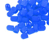 Max Maxb 100x Plastic Car Bike Motorcycle Truck wheel Tire Valve Stem Caps HOT Blue