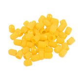 Max Maxb 100x Plastic Car Bike Motorcycle Truck wheel Tire Valve Stem Caps HOT Yellow