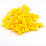 Max Maxb 100x Plastic Car Bike Motorcycle Truck wheel Tire Valve Stem Caps HOT Yellow
