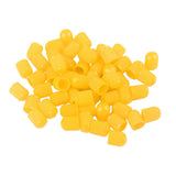 Max Maxb 100x Plastic Car Bike Motorcycle Truck wheel Tire Valve Stem Caps HOT Yellow