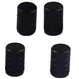 Max Maxb 4 Pack Car Bicycle Aluminum Wheel Tire Stem Valve Caps Dust Cover Black