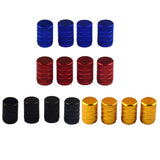 Max Maxb 4 Pack Car Bicycle Aluminum Wheel Tire Stem Valve Caps Dust Cover Black