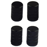 Max Maxb 4 Pack Car Bicycle Aluminum Wheel Tire Stem Valve Caps Dust Cover Black