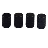 Max Maxb 4 Pack Car Bicycle Aluminum Wheel Tire Stem Valve Caps Dust Cover Black