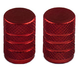 Max Maxb 4 Pack Car Bicycle Aluminum Wheel Tire Stem Valve Caps Dust Cover Red