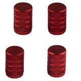 Max Maxb 4 Pack Car Bicycle Aluminum Wheel Tire Stem Valve Caps Dust Cover Red