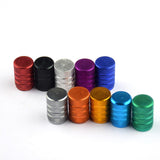 Max Maxb 4 Pack Car Bicycle Aluminum Wheel Tire Stem Valve Caps Dust Cover Red