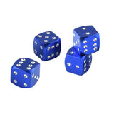 Max 4 Pieces Dice Dust Valve Caps Novelty Fun Retro Auto Car-styling Blue