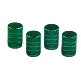 Max 4 Pieces Car Bicycle Aluminum Wheel Tire Stem Valve Caps Dust Cover Green