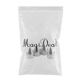 Max 4 Pieces Aluminum Tire/Rim Valve/Wheel Spike Cover Stems Cap Sliver