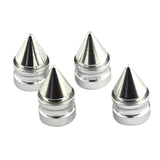 Max 4 Pieces Aluminum Tire/Rim Valve/Wheel Spike Cover Stems Cap Sliver