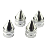 Max 4 Pieces Aluminum Tire/Rim Valve/Wheel Spike Cover Stems Cap Sliver