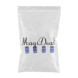 Max 4pcs Aluminum Wheel Valves Tyre Stem Air Caps Cover Auto Motorcycle Blue