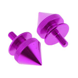 Max Maxb Spike Quick Release Fasteners For Car Bumpers Fender Hatch Lids Kit Purple